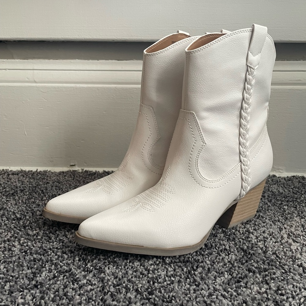 White Cowboy Boots